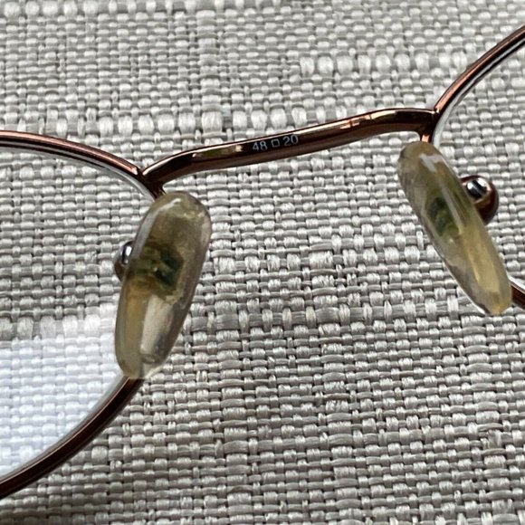 Vintage Liz Claiborne Eyeglasses Bronze Tone Glasses Frame 48[]20 LC-161 TPE - Picture 10 of 12